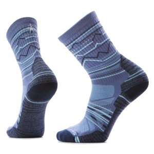 Smartwool Hike Light Cushion Mountain Range Pattern Crew – Men’s Socks